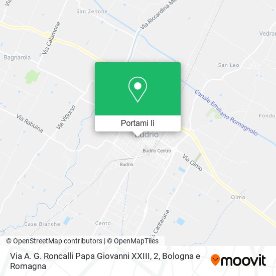 Mappa Via A. G. Roncalli Papa Giovanni XXIII, 2