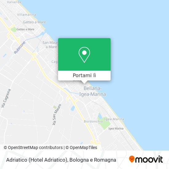 Mappa Adriatico (Hotel Adriatico)