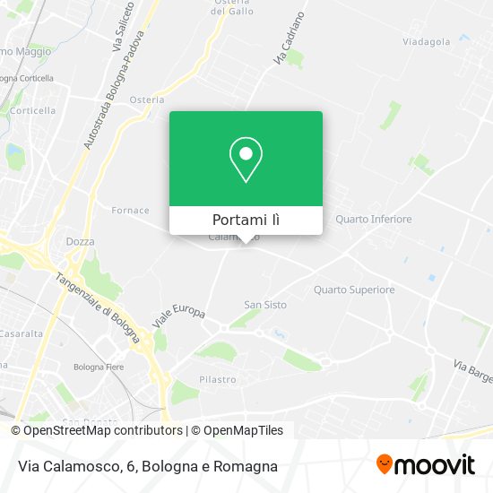 Mappa Via Calamosco, 6
