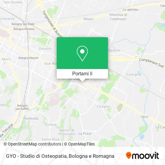 Mappa GYO - Studio di Osteopatia