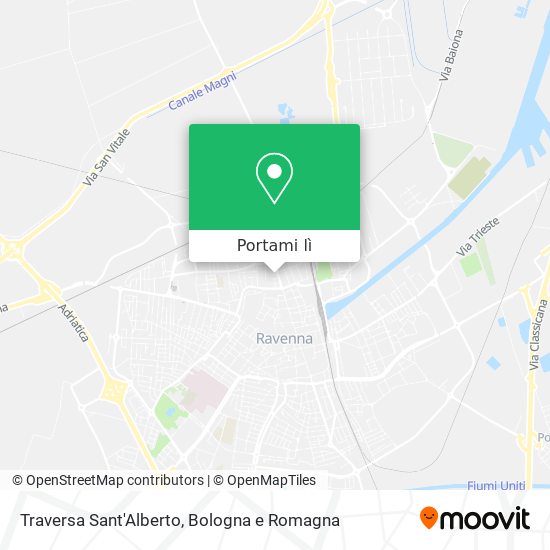 Mappa Traversa Sant'Alberto