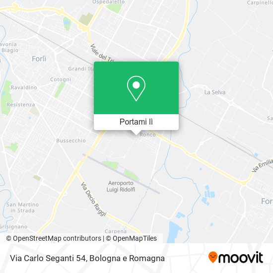 Mappa Via Carlo Seganti  54