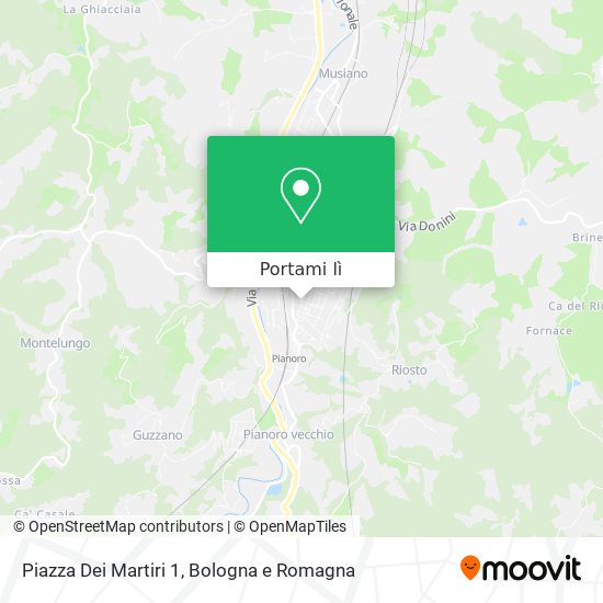 Mappa Piazza Dei Martiri  1