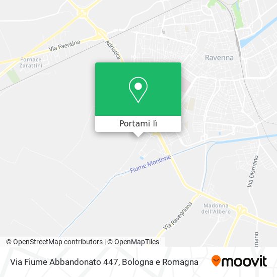 Mappa Via Fiume Abbandonato 447