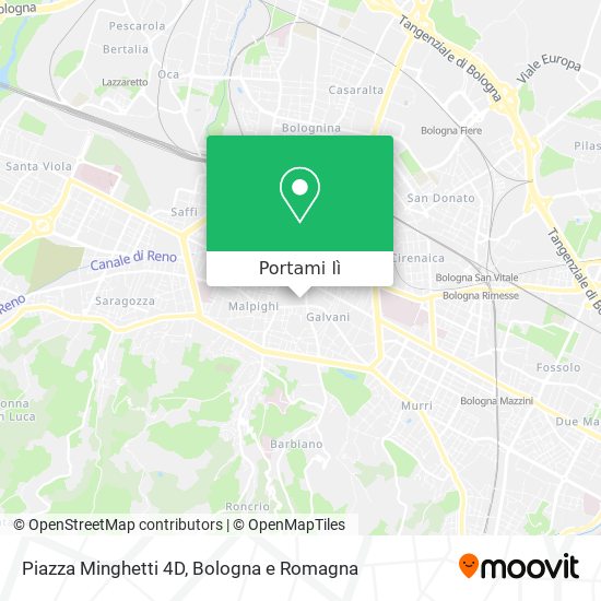 Mappa Piazza Minghetti 4D