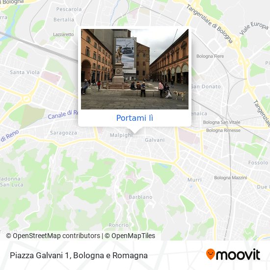 Mappa Piazza Galvani  1