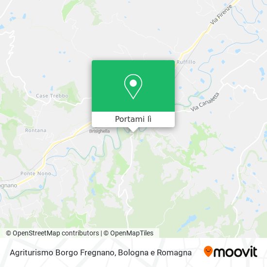Mappa Agriturismo Borgo Fregnano