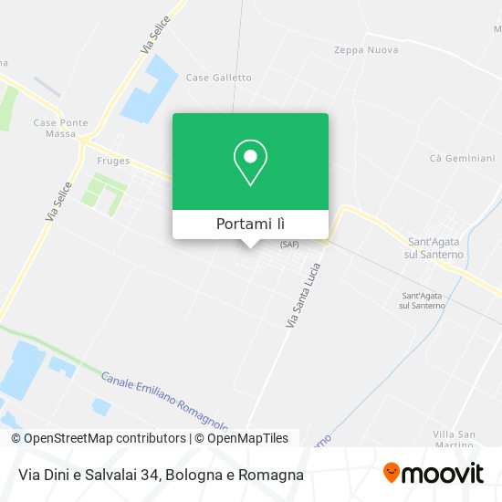 Mappa Via Dini e Salvalai  34
