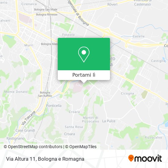 Mappa Via Altura  11