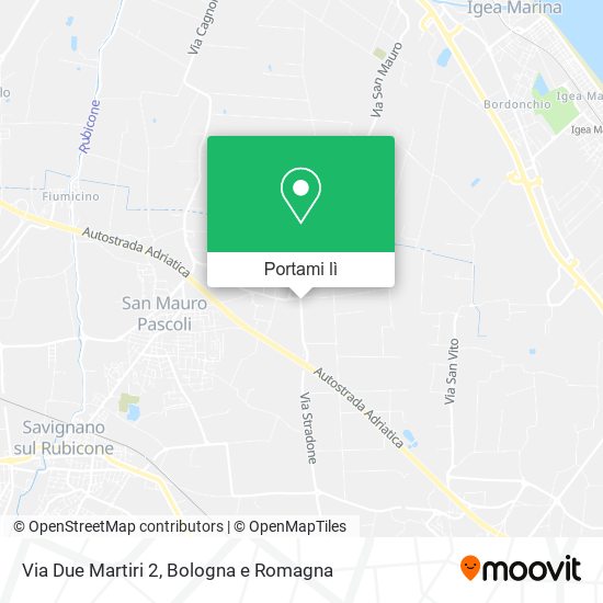 Mappa Via Due Martiri  2