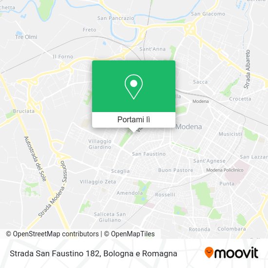Mappa Strada San Faustino  182