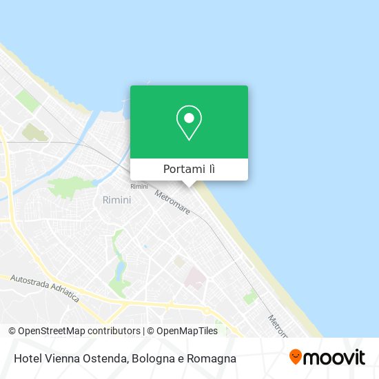 Mappa Hotel Vienna Ostenda