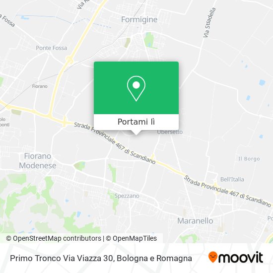 Mappa Primo Tronco Via Viazza 30