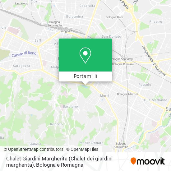 Mappa Chalet Giardini Margherita (Chalet dei giardini margherita)