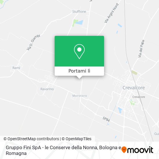 Mappa Gruppo Fini SpA - le Conserve della Nonna