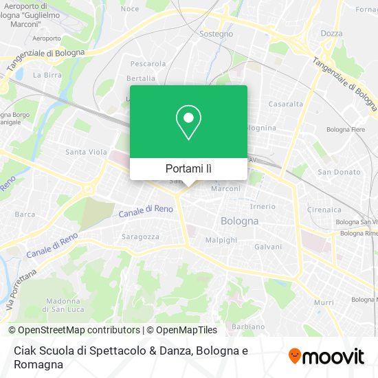 Mappa Ciak Scuola di Spettacolo & Danza