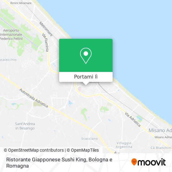 Mappa Ristorante Giapponese Sushi King