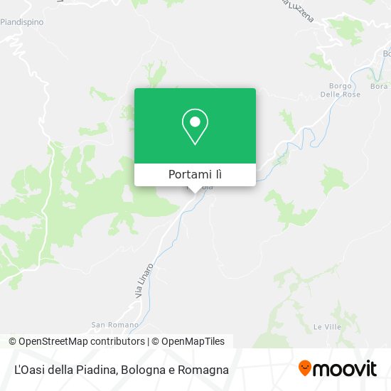 Mappa L'Oasi della Piadina