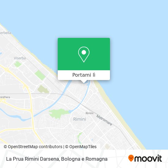 Mappa La Prua Rimini Darsena