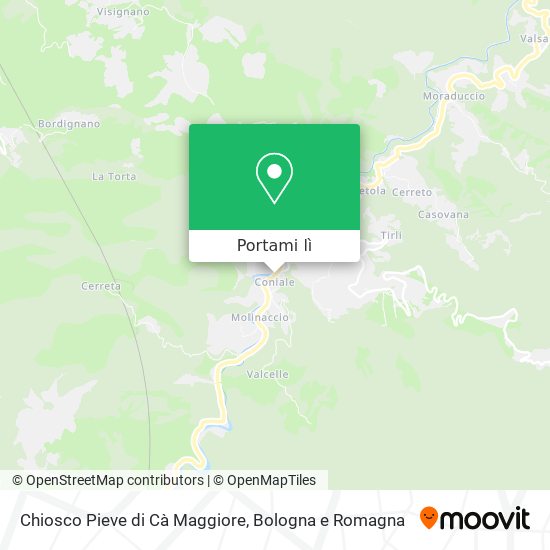 Mappa Chiosco Pieve di Cà Maggiore