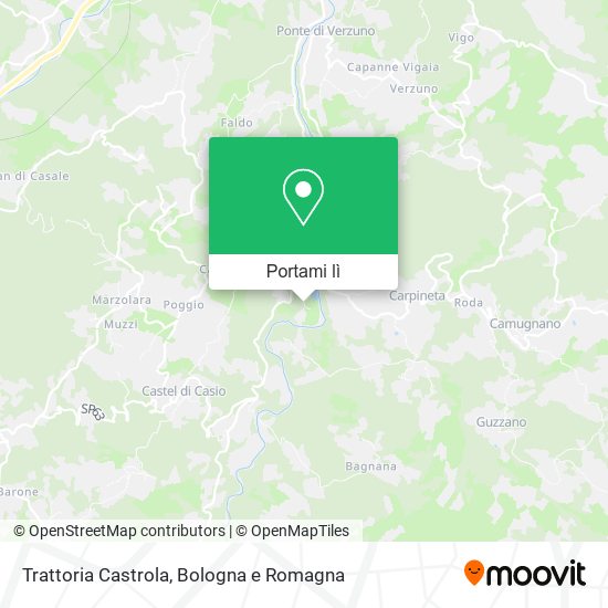 Mappa Trattoria Castrola