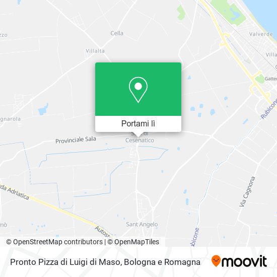 Mappa Pronto Pizza di Luigi di Maso