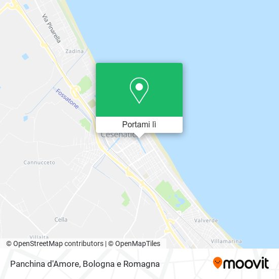 Mappa Panchina d'Amore