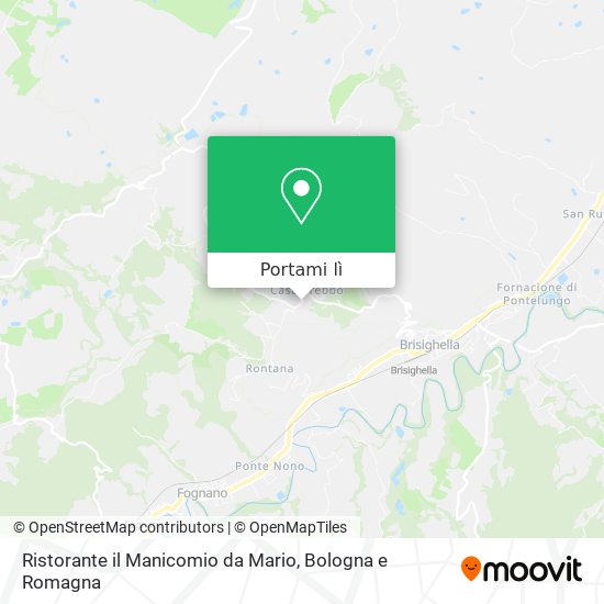 Mappa Ristorante il Manicomio da Mario
