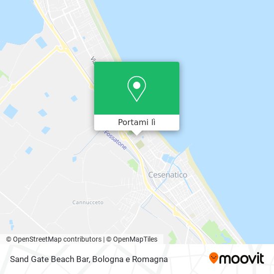 Mappa Sand Gate Beach Bar