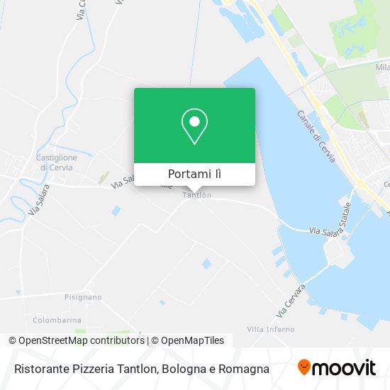 Mappa Ristorante Pizzeria Tantlon