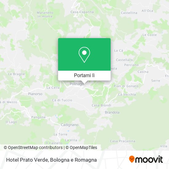 Mappa Hotel Prato Verde