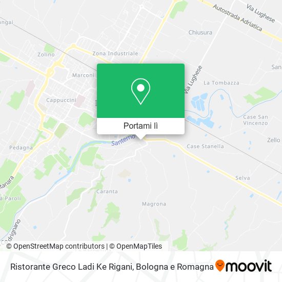 Mappa Ristorante Greco Ladi Ke Rigani
