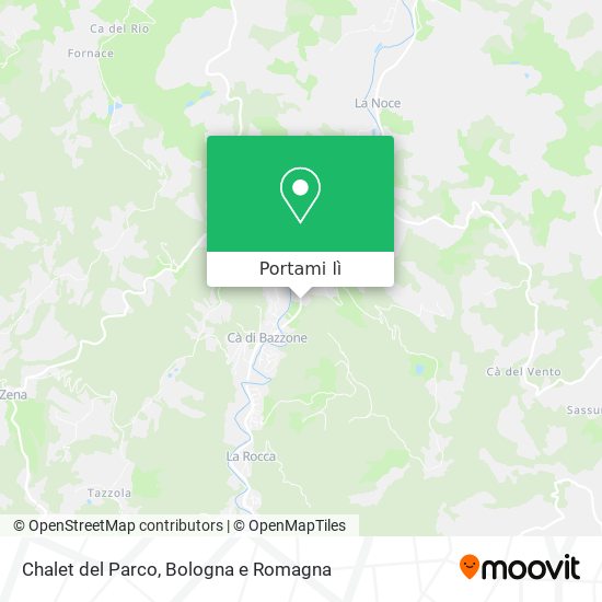 Mappa Chalet del Parco