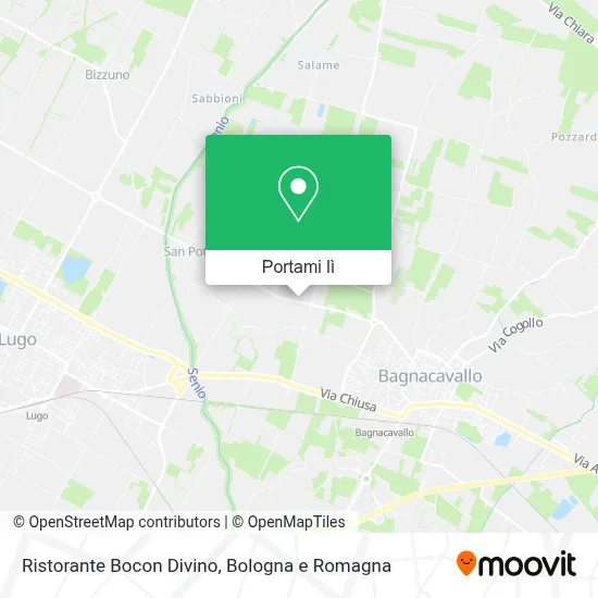 Mappa Ristorante Bocon Divino