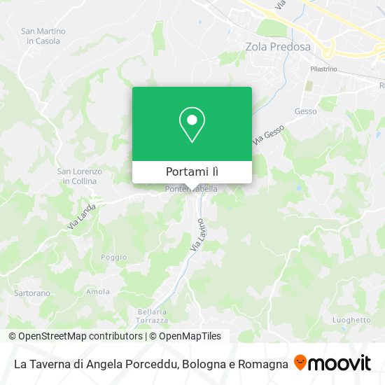 Mappa La Taverna di Angela Porceddu