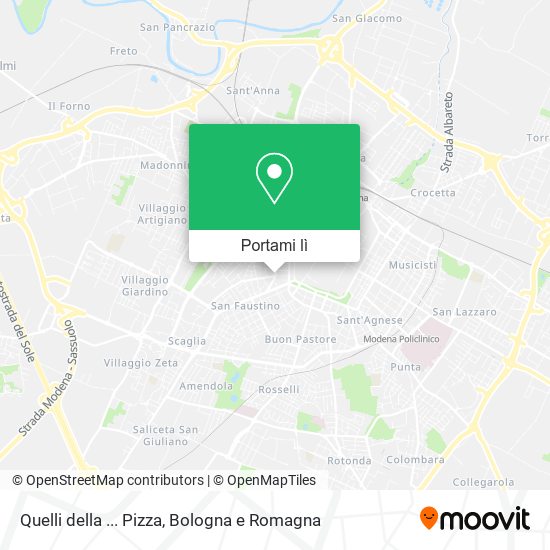 Mappa Quelli della ... Pizza