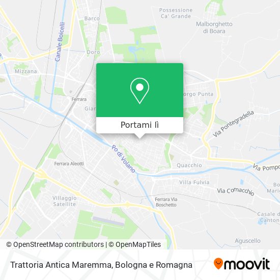 Mappa Trattoria Antica Maremma
