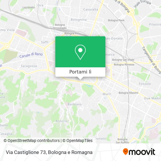 Mappa Via Castiglione  73