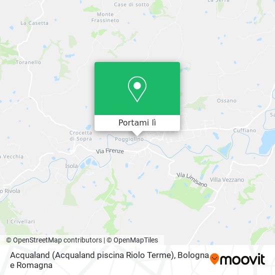 Mappa Acqualand (Acqualand piscina Riolo Terme)