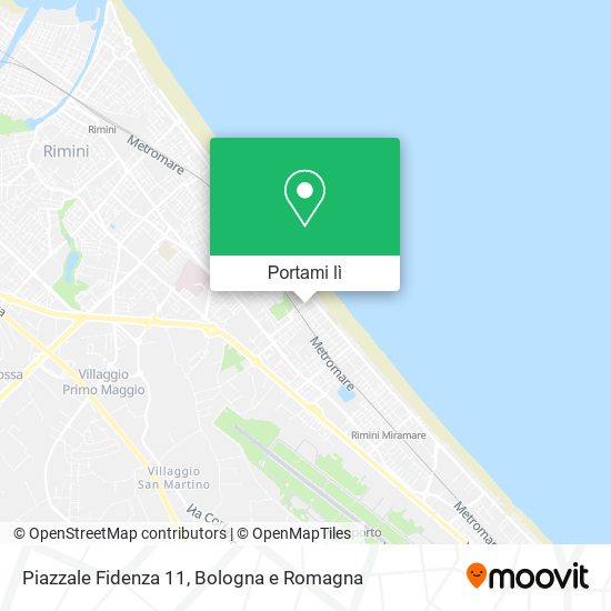 Mappa Piazzale Fidenza 11