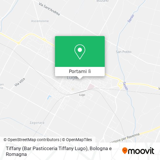 Mappa Tiffany (Bar Pasticceria Tiffany Lugo)