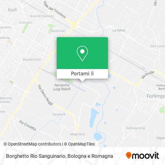 Mappa Borghetto Rio Sanguinario
