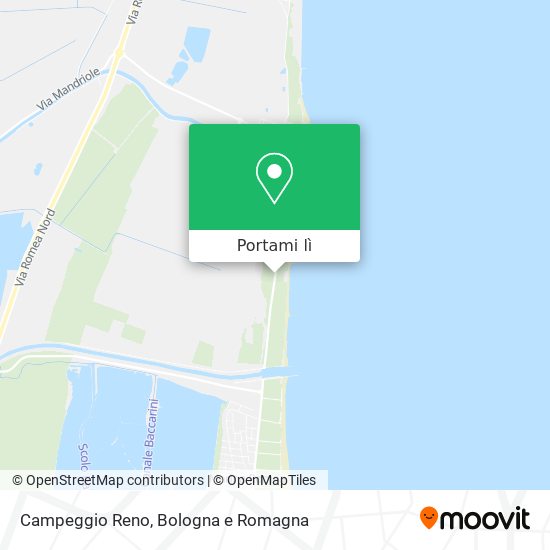 Mappa Campeggio Reno