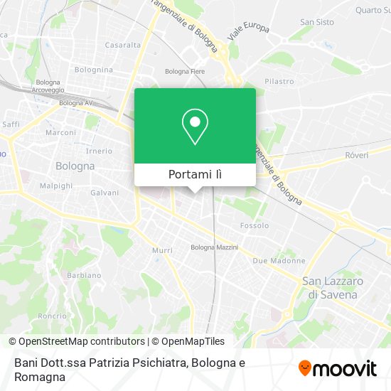 Mappa Bani Dott.ssa Patrizia Psichiatra