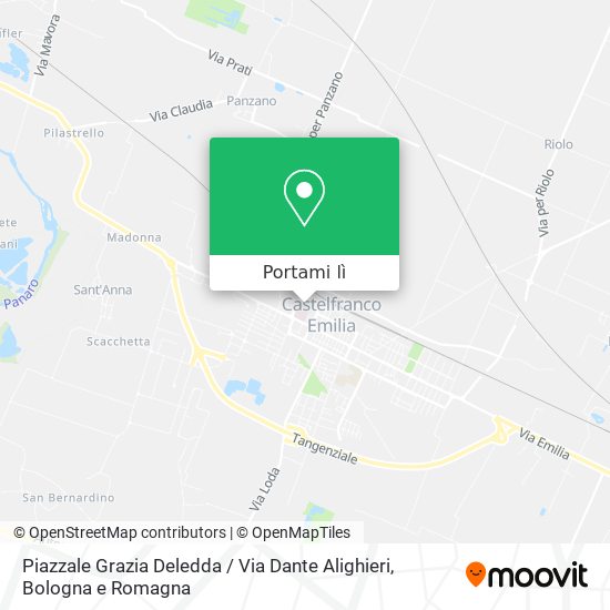 Mappa Piazzale Grazia Deledda / Via Dante Alighieri