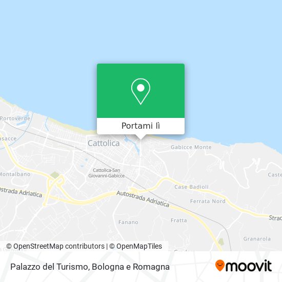 Mappa Palazzo del Turismo