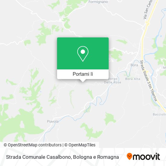 Mappa Strada Comunale Casalbono