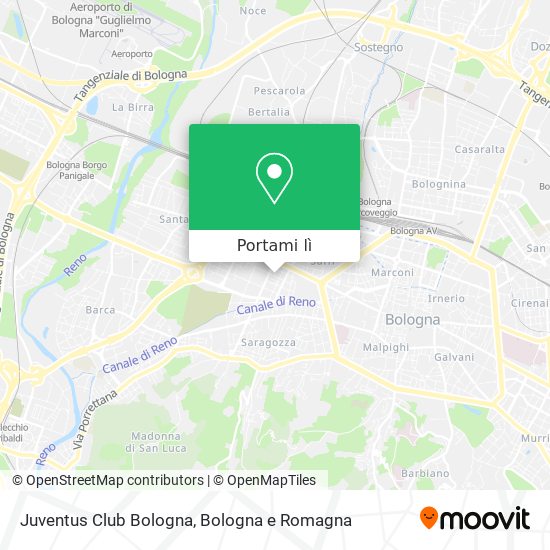Mappa Juventus Club Bologna