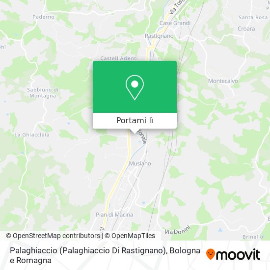 Mappa Palaghiaccio (Palaghiaccio Di Rastignano)