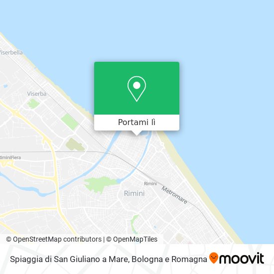 Mappa Spiaggia di San Giuliano a Mare